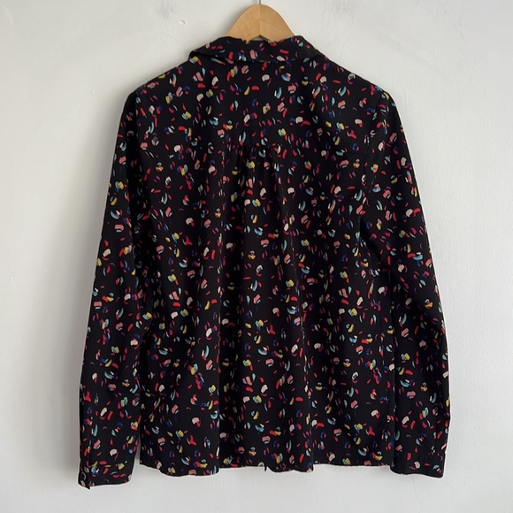 Cabi Black Patterned Blouse - Picture 4 of 7